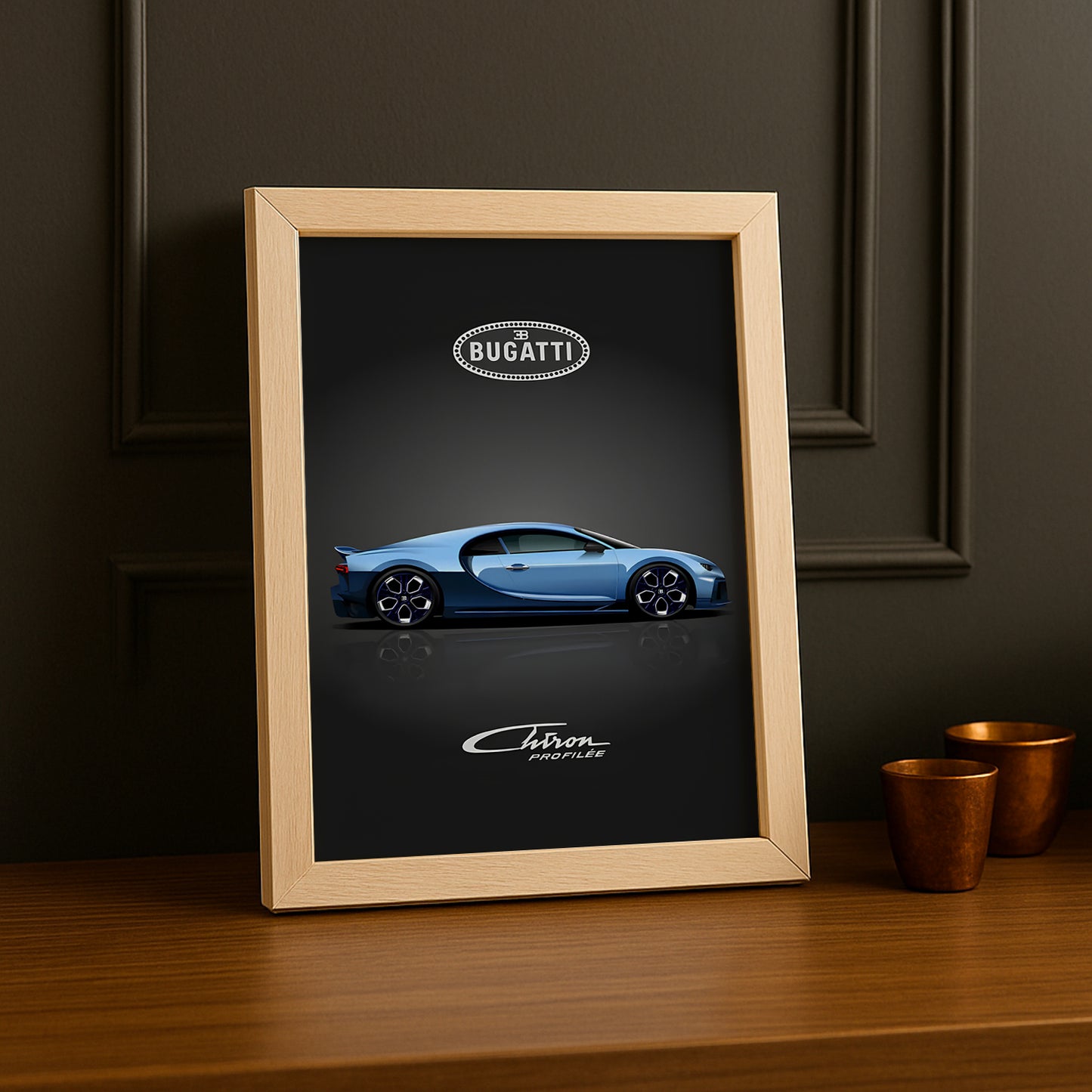 Cadre photo Bugatti Chiron