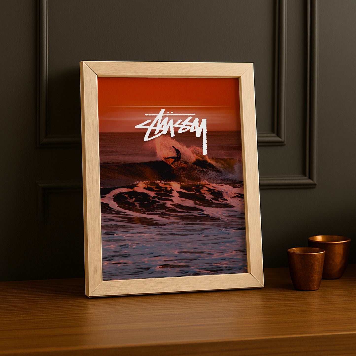 Cadre photo Stüssy - Red surf