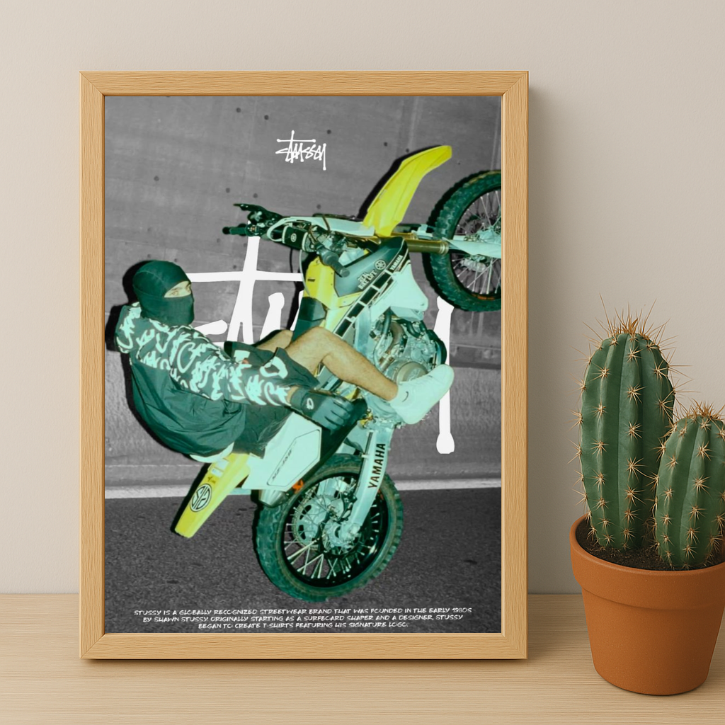 Stüssy Cross - Poster
