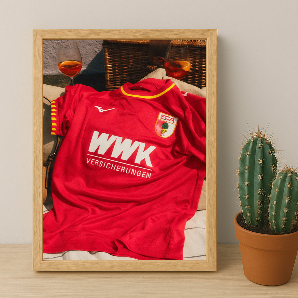 Poster Maillot Football - Augsburg Kit 25-26