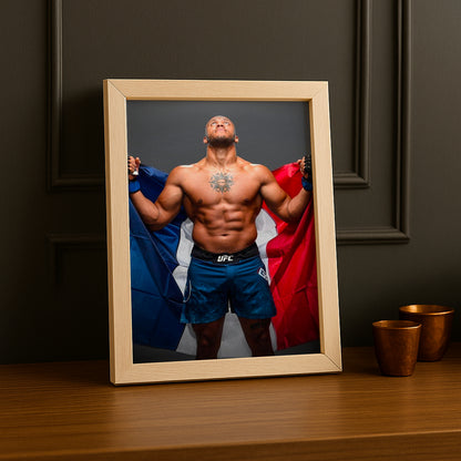 Cadre photo UFC - Ciryl Gane France