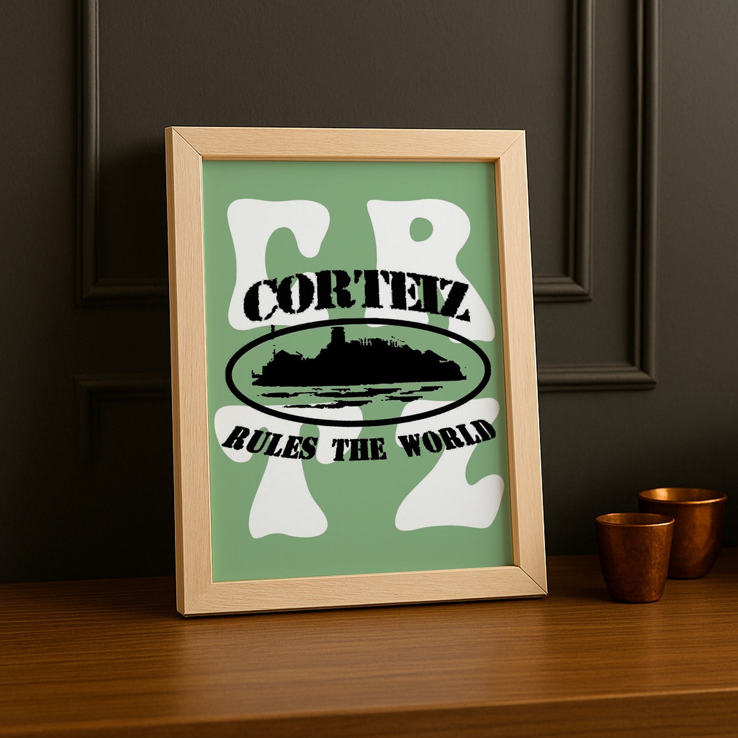 Cadre photo Corteiz - Corteiz Rules The World