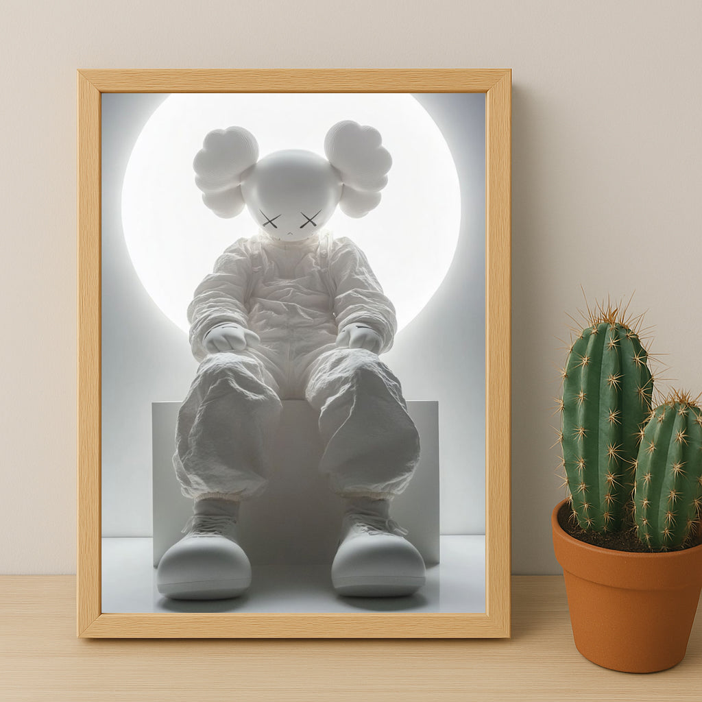 Poster Kaws - White