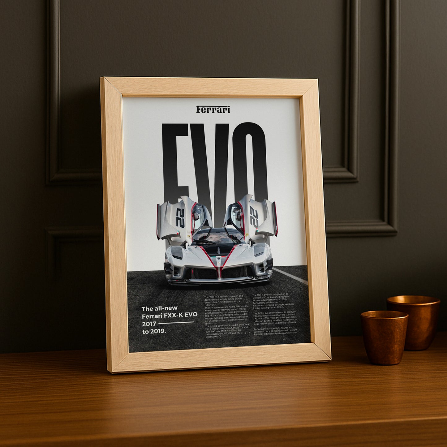 Poster Voitures - Ferrari FXX-K EVO