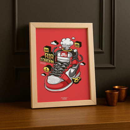 Cadre Photo Nike - Jordan Illustration
