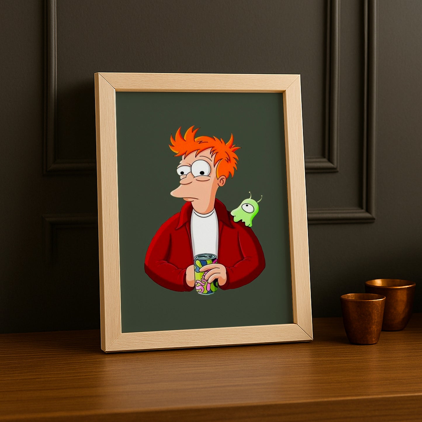 Cadre Photo Futurama - Philip Drinks