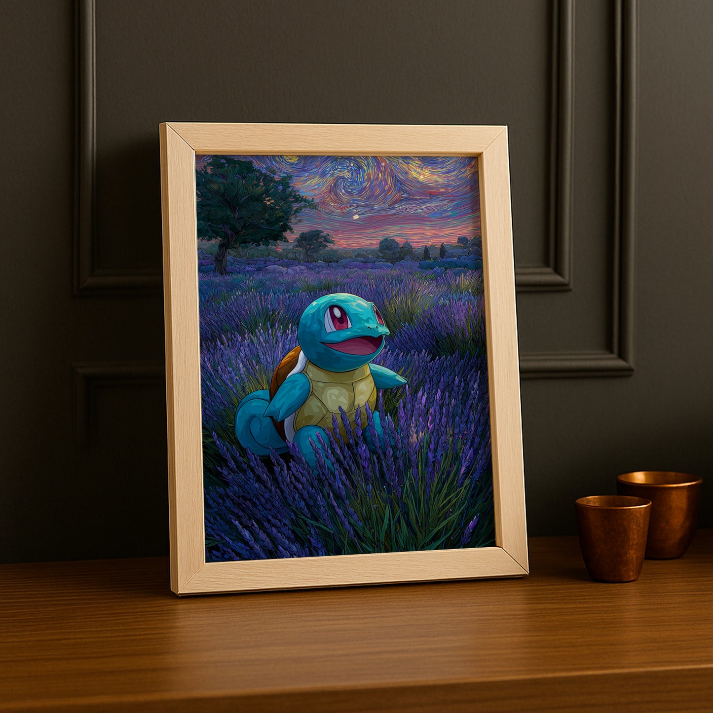 Cadre Photo Pokémon - Carapuce Aesthetic