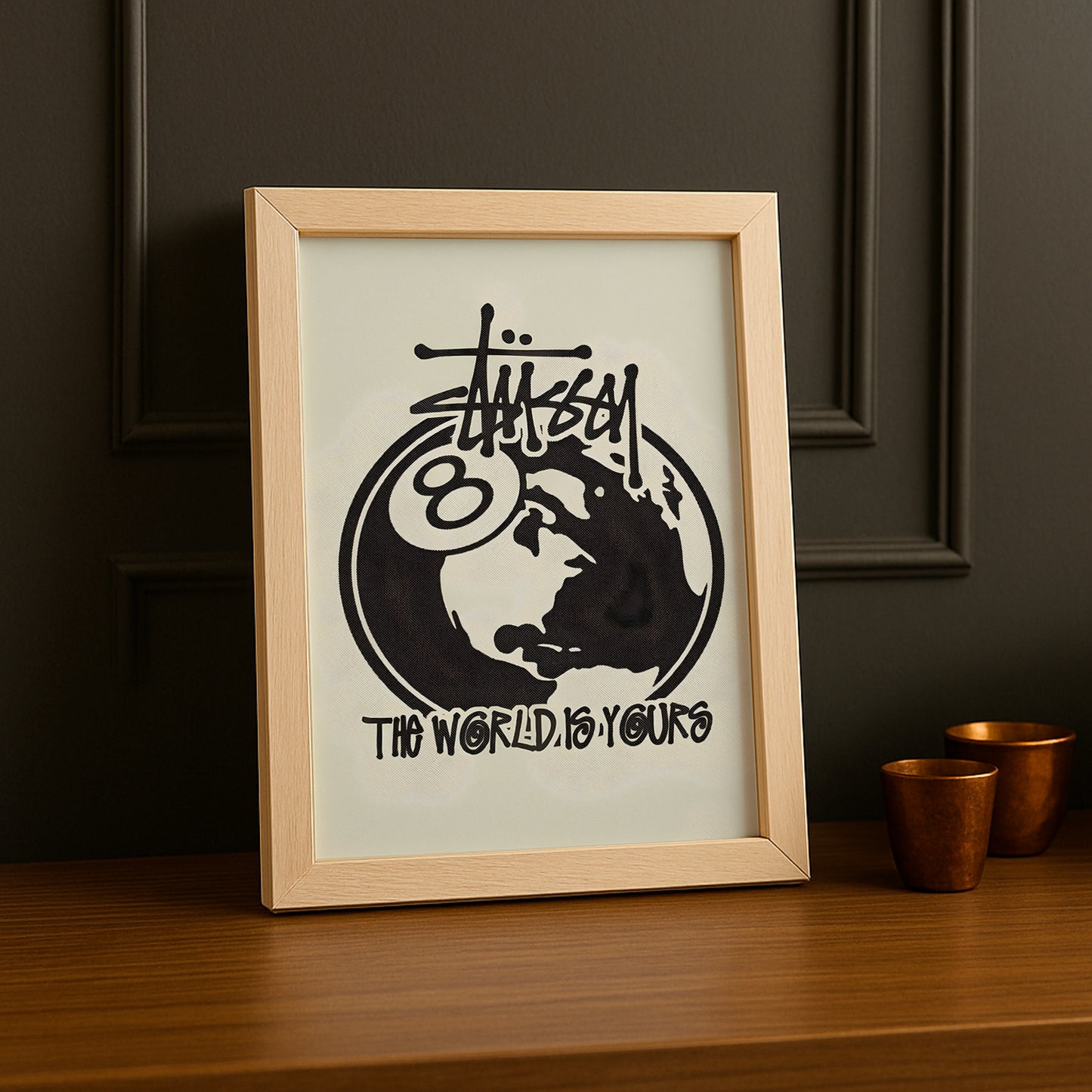 Poster Stüssy - The Worlds Is Yours