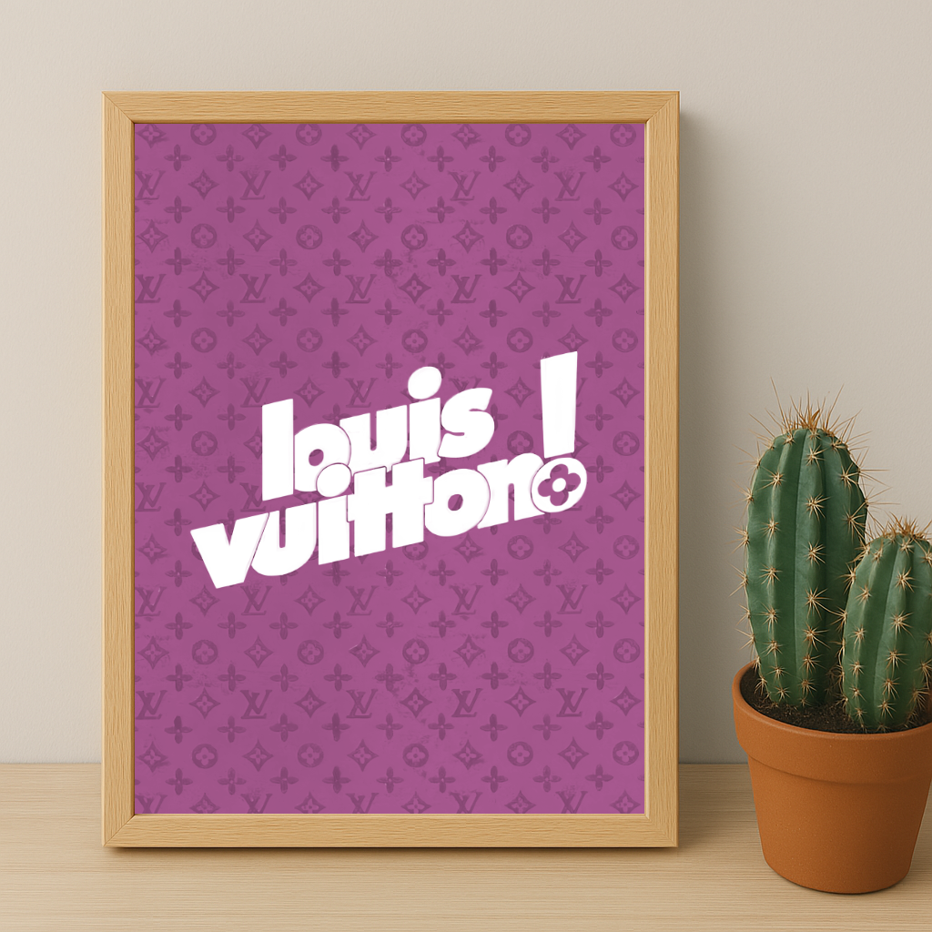 Cadre photo Louis Vuitton Pink