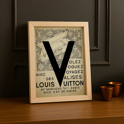 Cadre photo Louis Vuitton Volez, voyagez, voguez