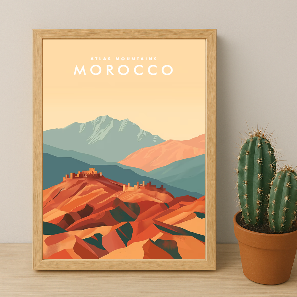 Atlas Mountains Maroc - Poster