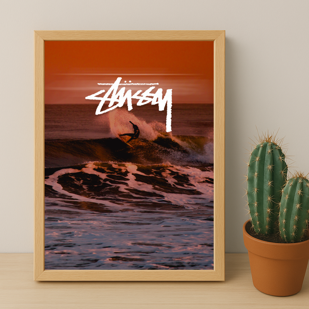Cadre photo Stüssy - Red surf