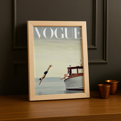 Poster Photo Vogue - Plongeon