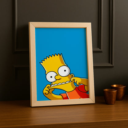 Cadre Photo Les Simpsons - Bart Grimace