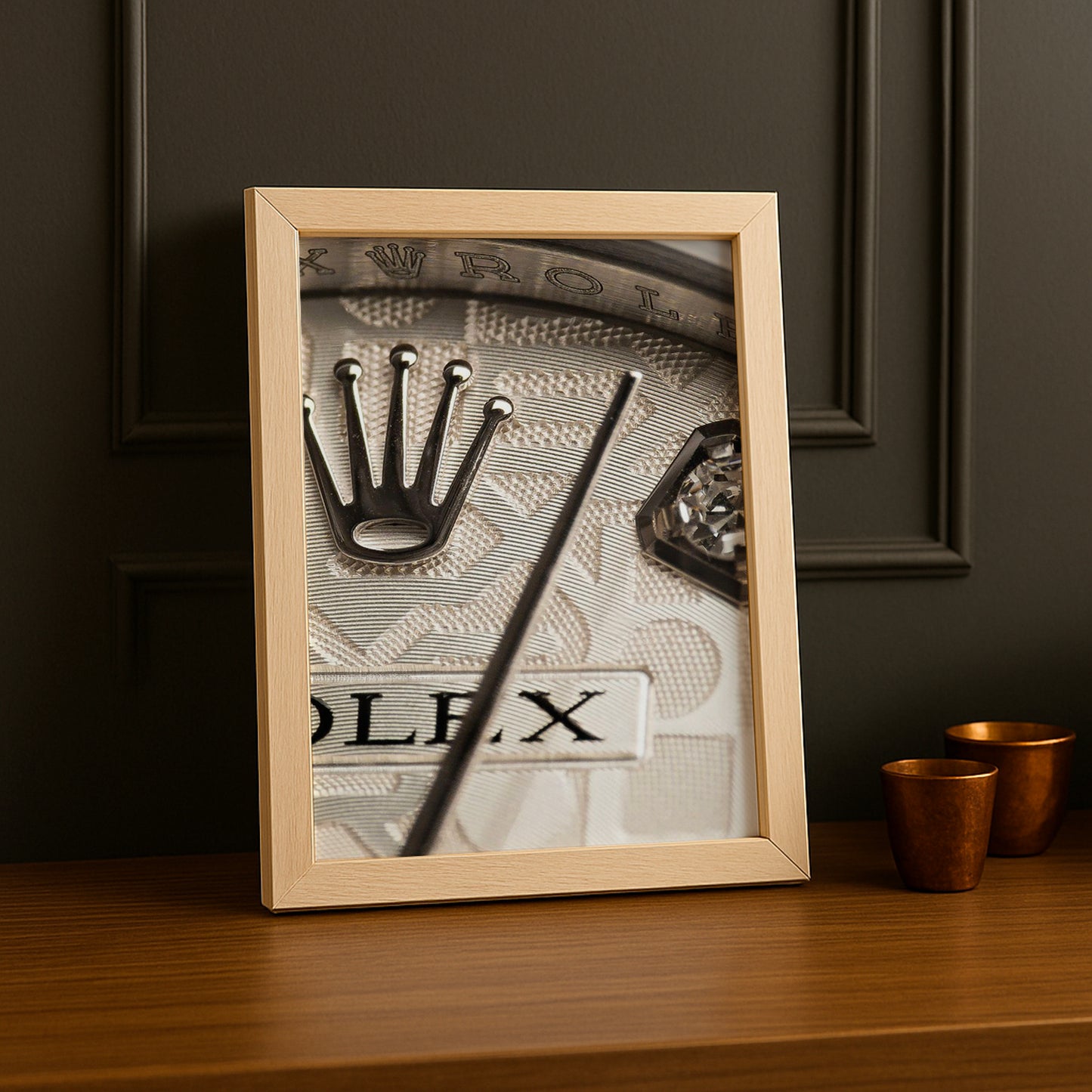 Poster Photo Rolex - White Watch