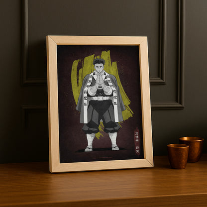 Cadre Photo Demon Slayer - Gyomei Himejima