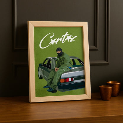 Cadre photo Corteiz - Mercedes