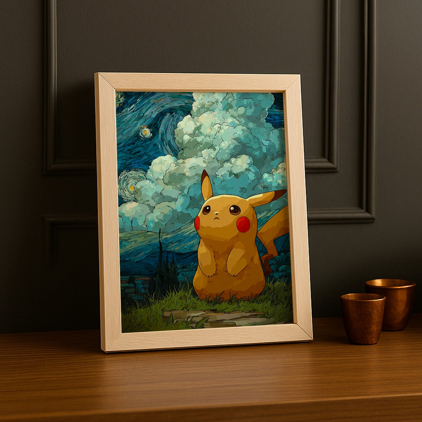 Cadre Photo Pokémon - Pikachu Sad