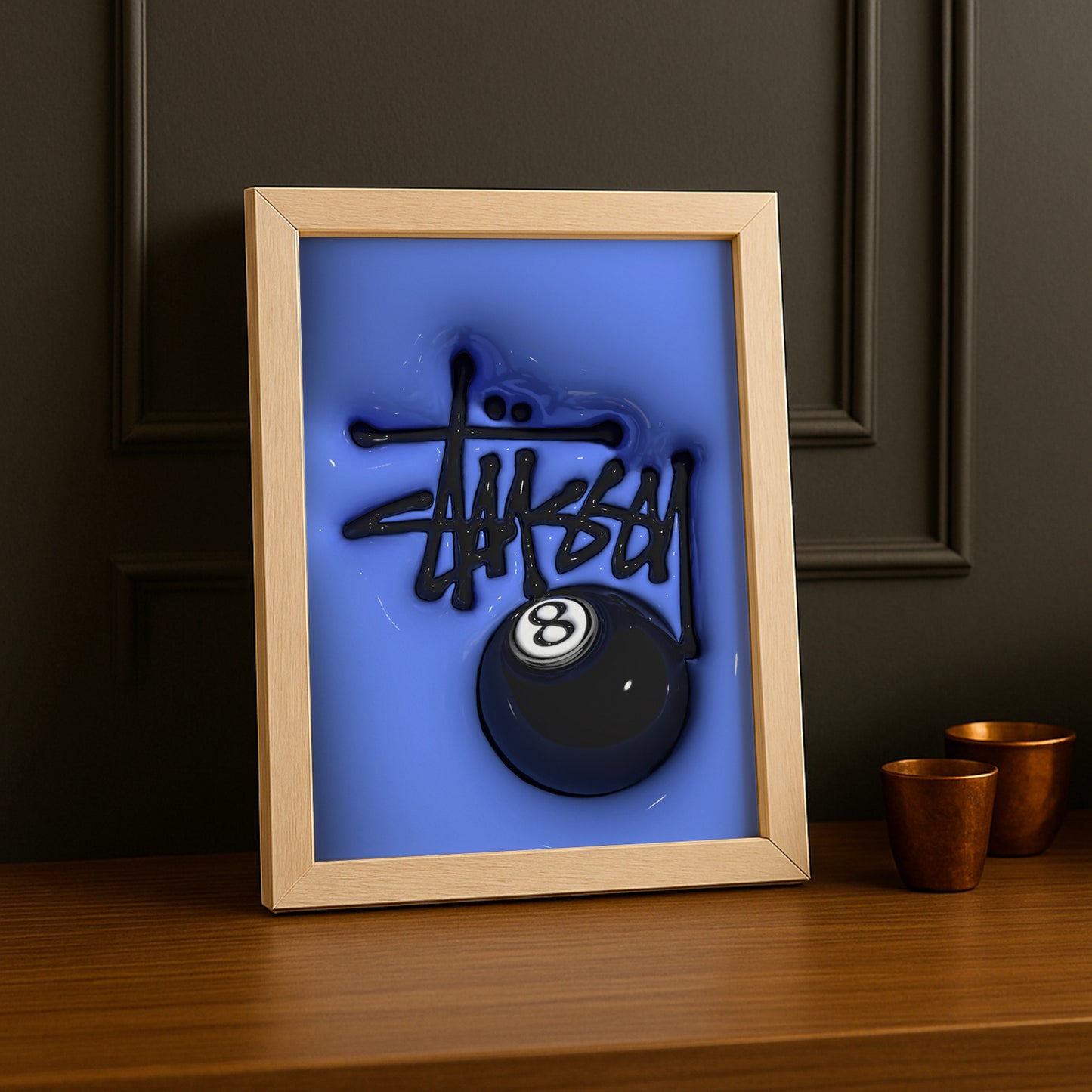 Cadre photo Stüssy - 3D Purple