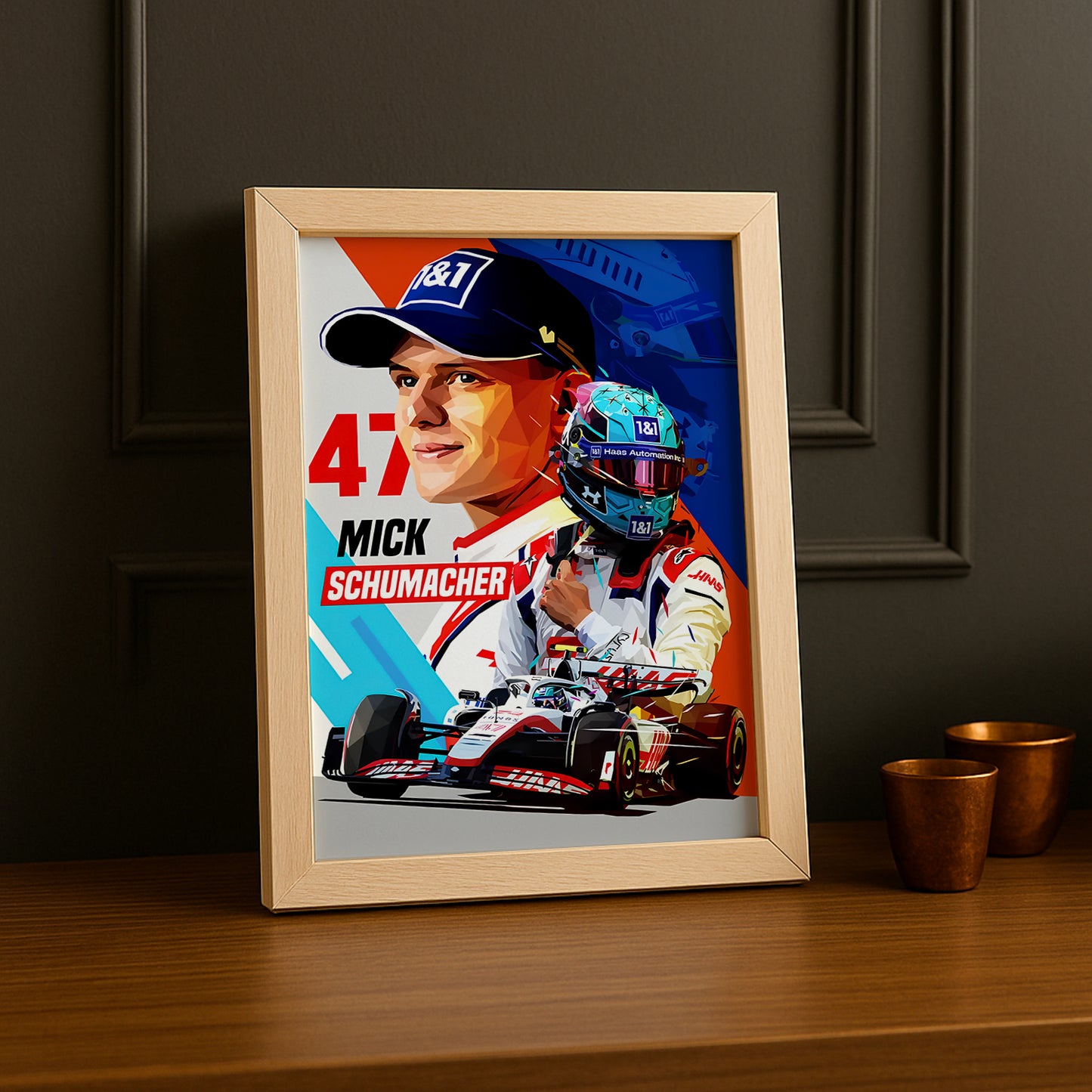 Cadre photo Mick Schumacher Formule 1