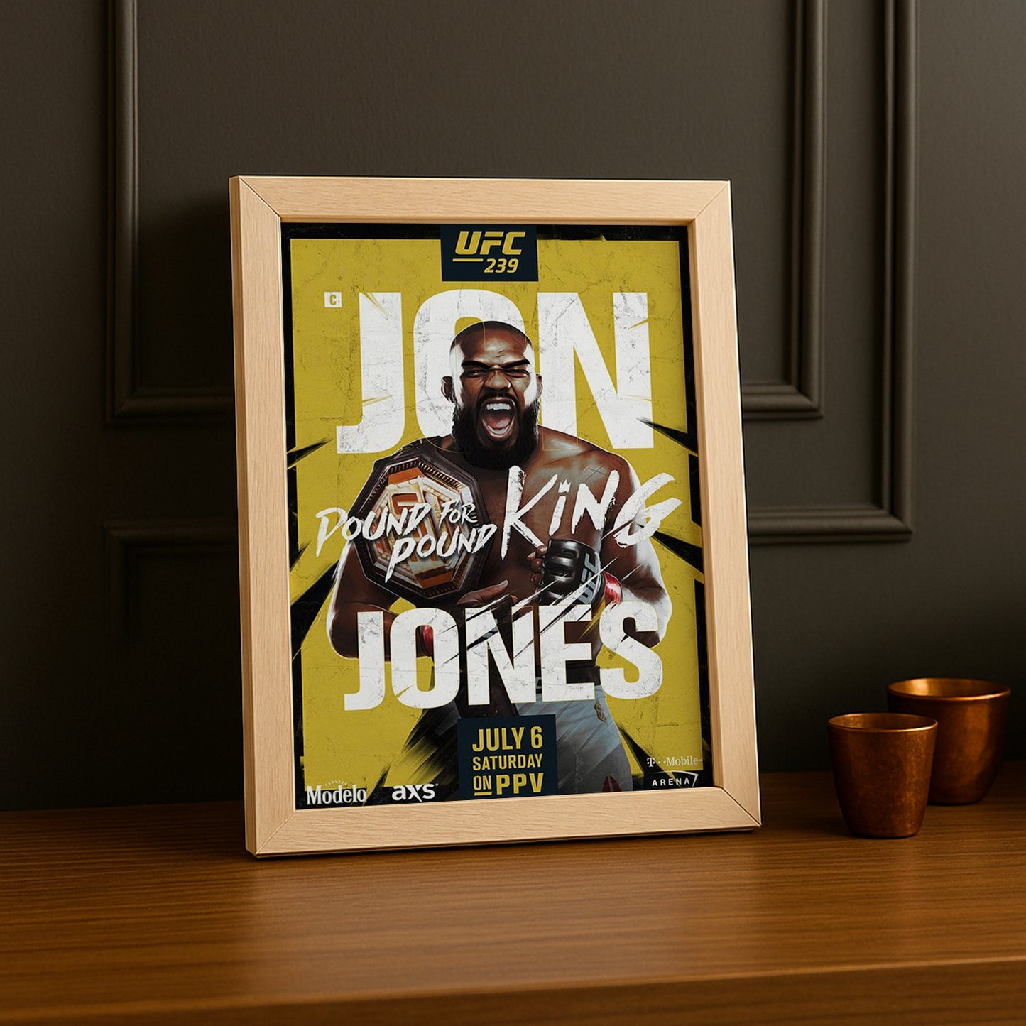 Cadre photo UFC - King Jon Jones