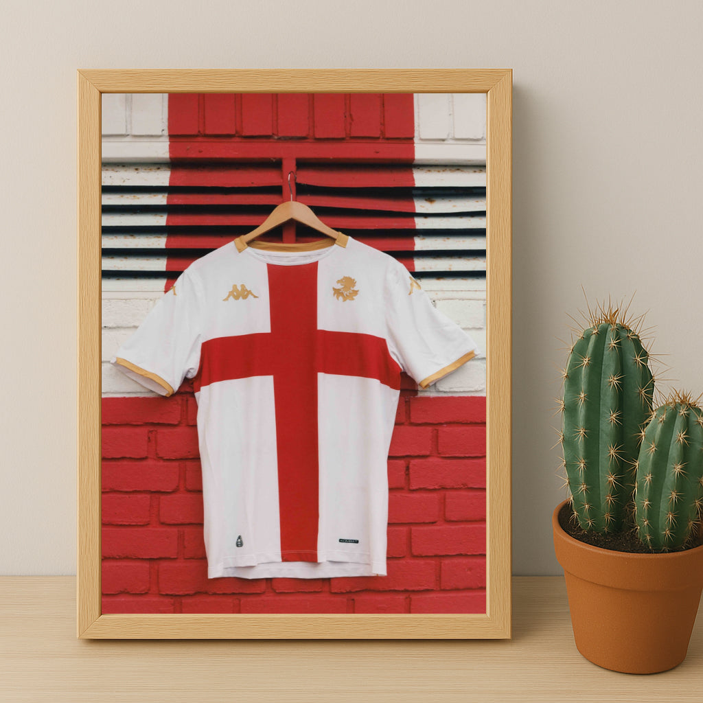 Poster Maillot Football - Genoa Kit 25-26