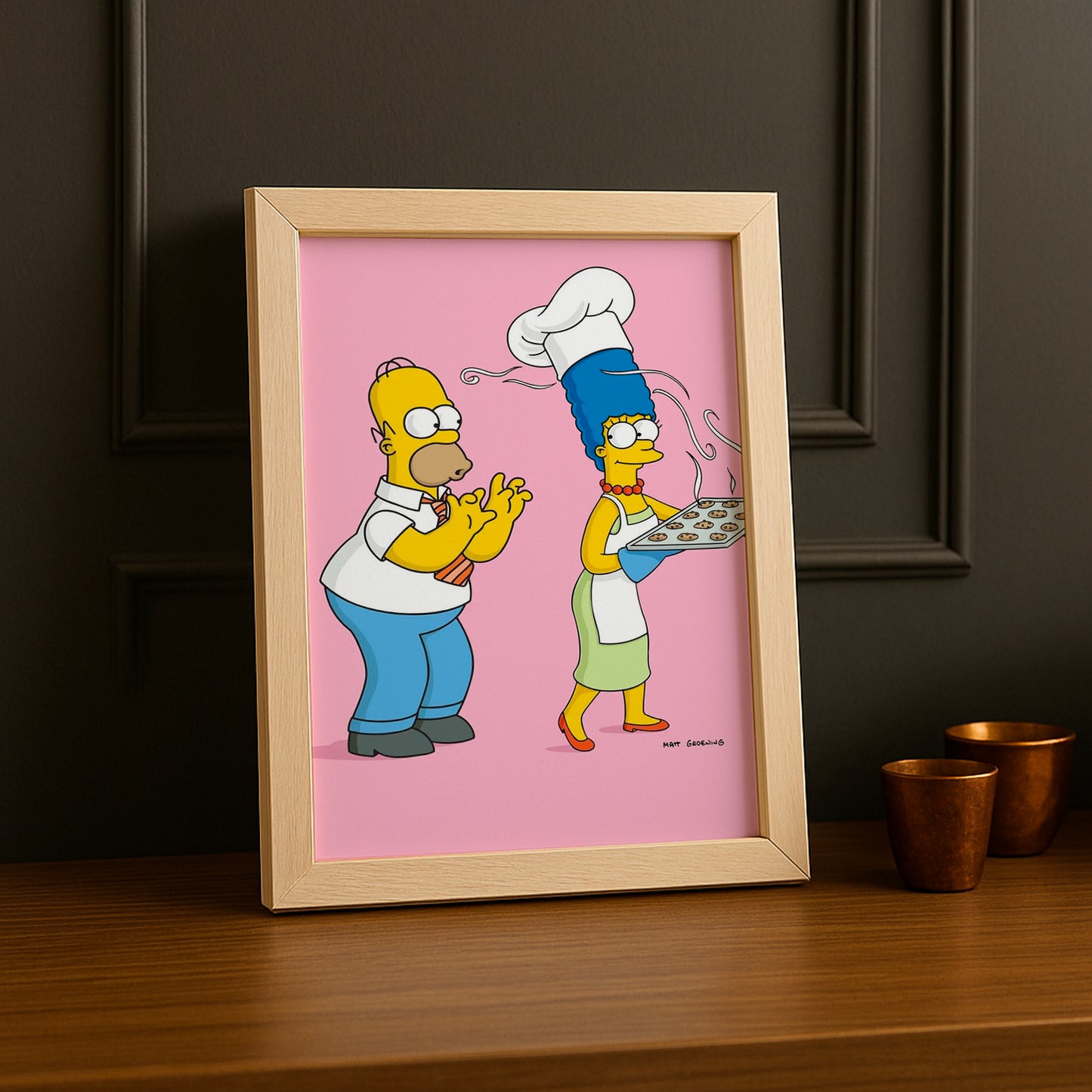 Cadre Photo Les Simpsons - Marge Simpson Cooking