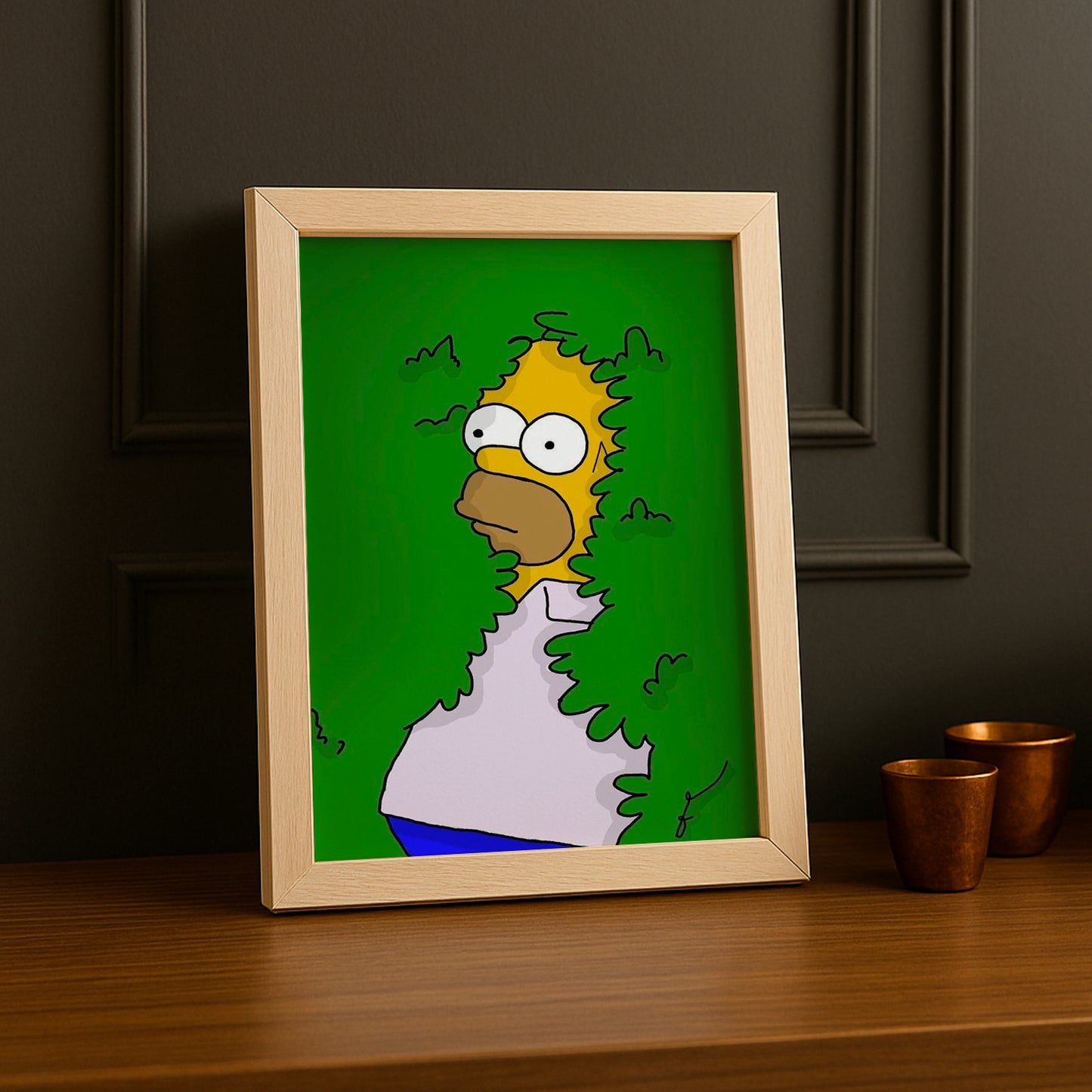 Cadre Photo Les Simpsons - Homer Buisson