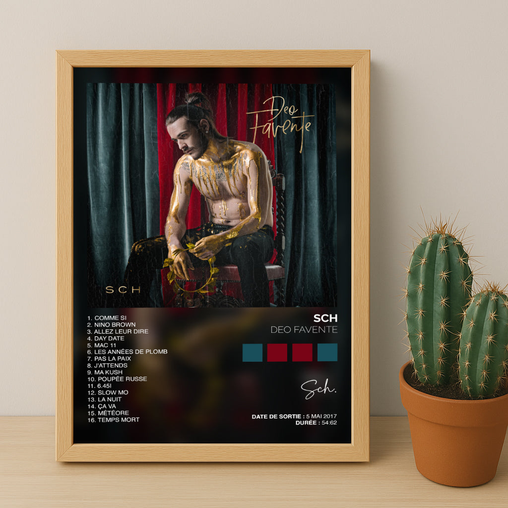 Poster SCH - Album Deo Favente