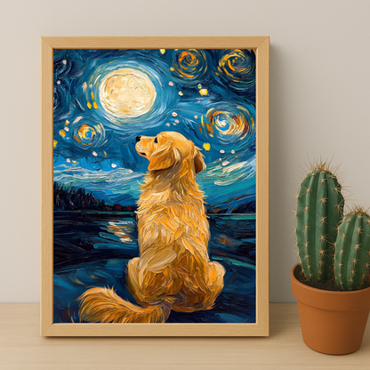 Portrait de chien - Poster