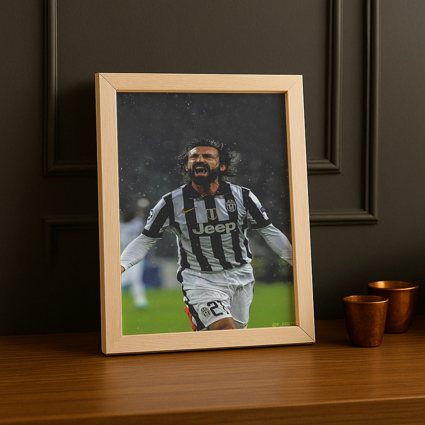 Poster encadrée Juventus - Pirlo