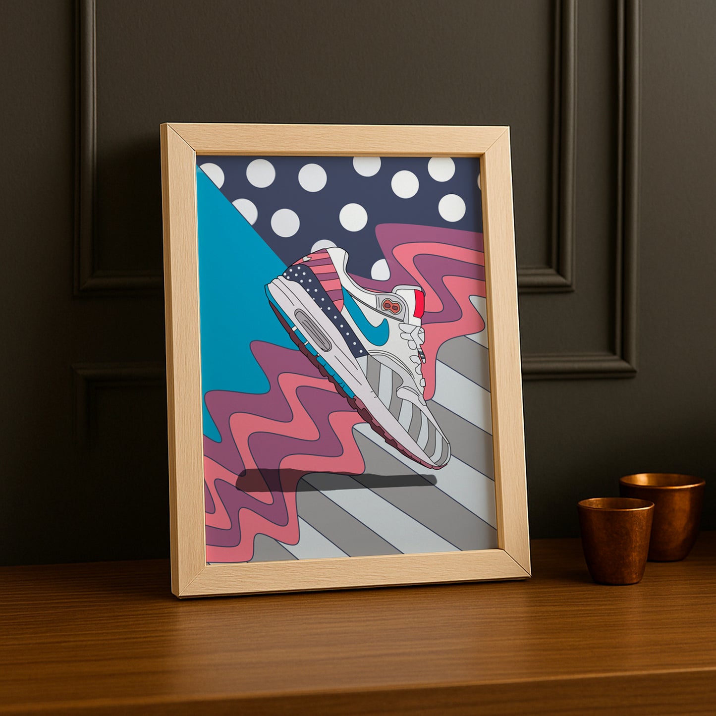 Cadre photo Nike Air Max Illustration
