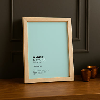 Cadre Photo Pantone - Fair Aqua