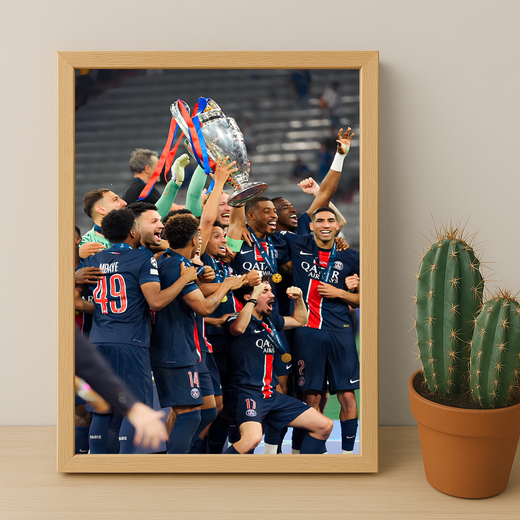 Cadre photo Paris Saint-Germain Célébration LDC