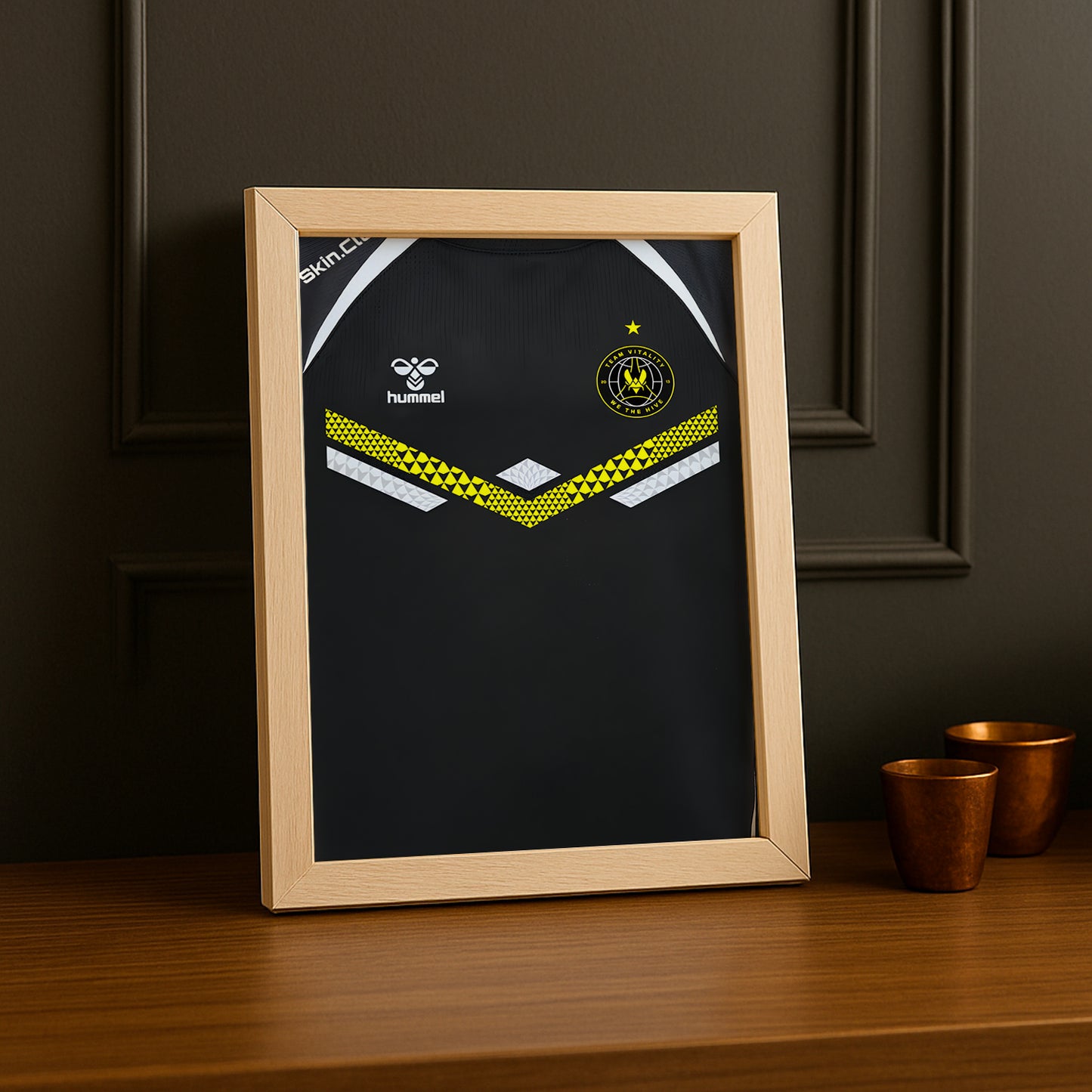 Cadre photo Team Vitality maillot noir