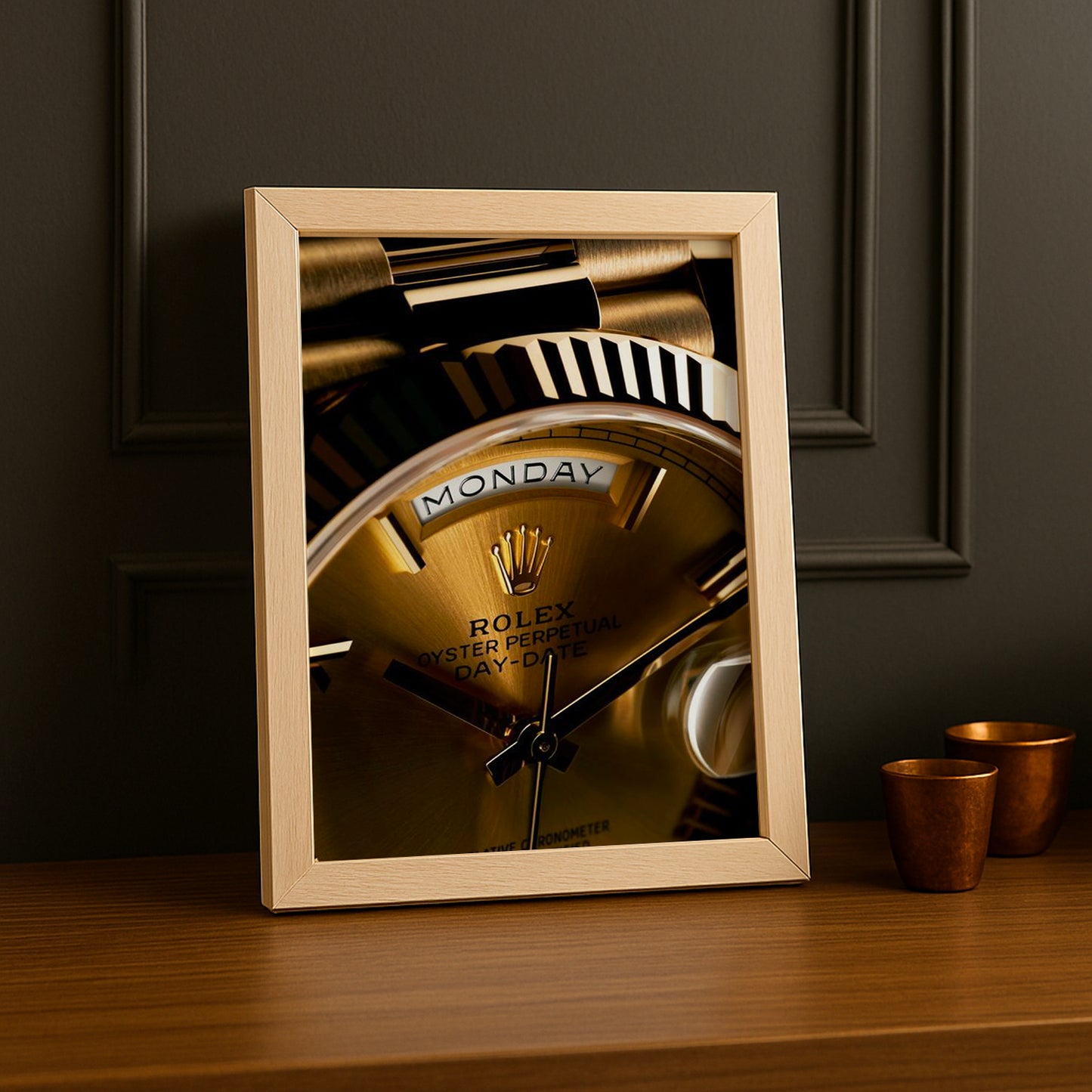 Cadre Photo Rolex - Gold