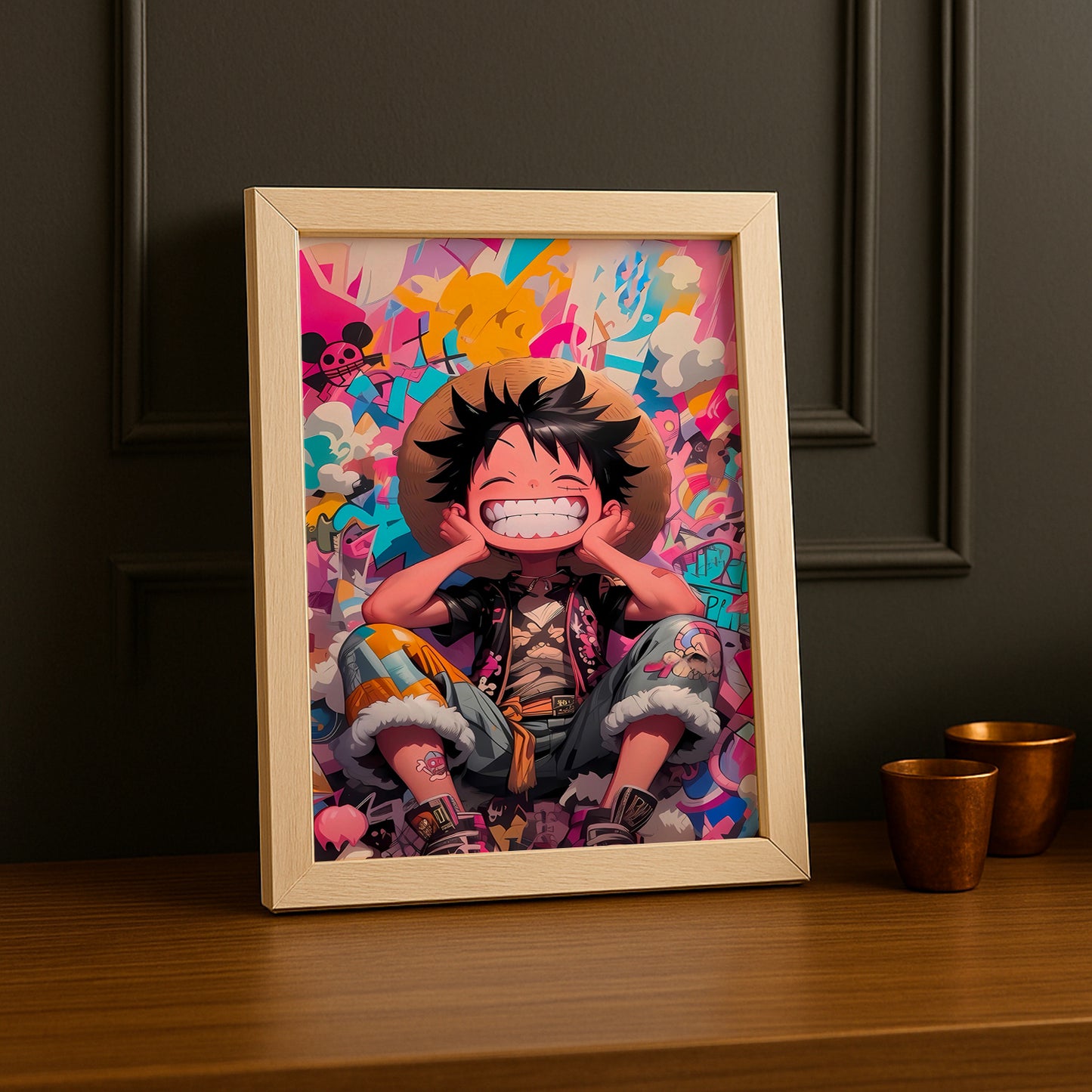 Cadre photo Luffy One Piece