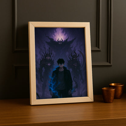 Cadre Photo Solo Leveling - Sung Jin Woo Démon
