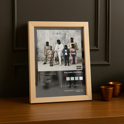 Cadre Photo Kalash Criminel - R.A.S
