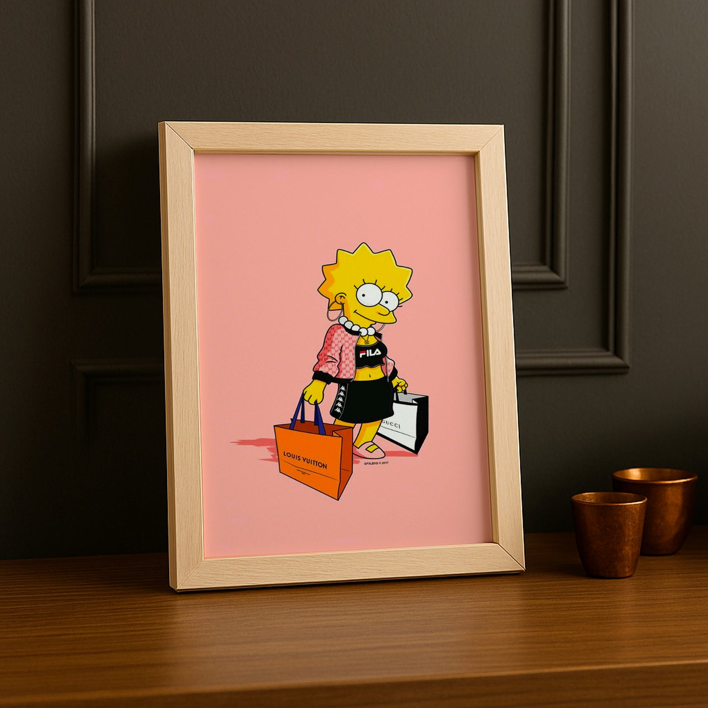 Cadre Photo Les Simpsons - Lisa Simpson Luxury Bag