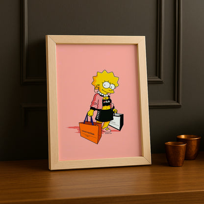 Cadre Photo Les Simpsons - Lisa Simpson Luxury Bag
