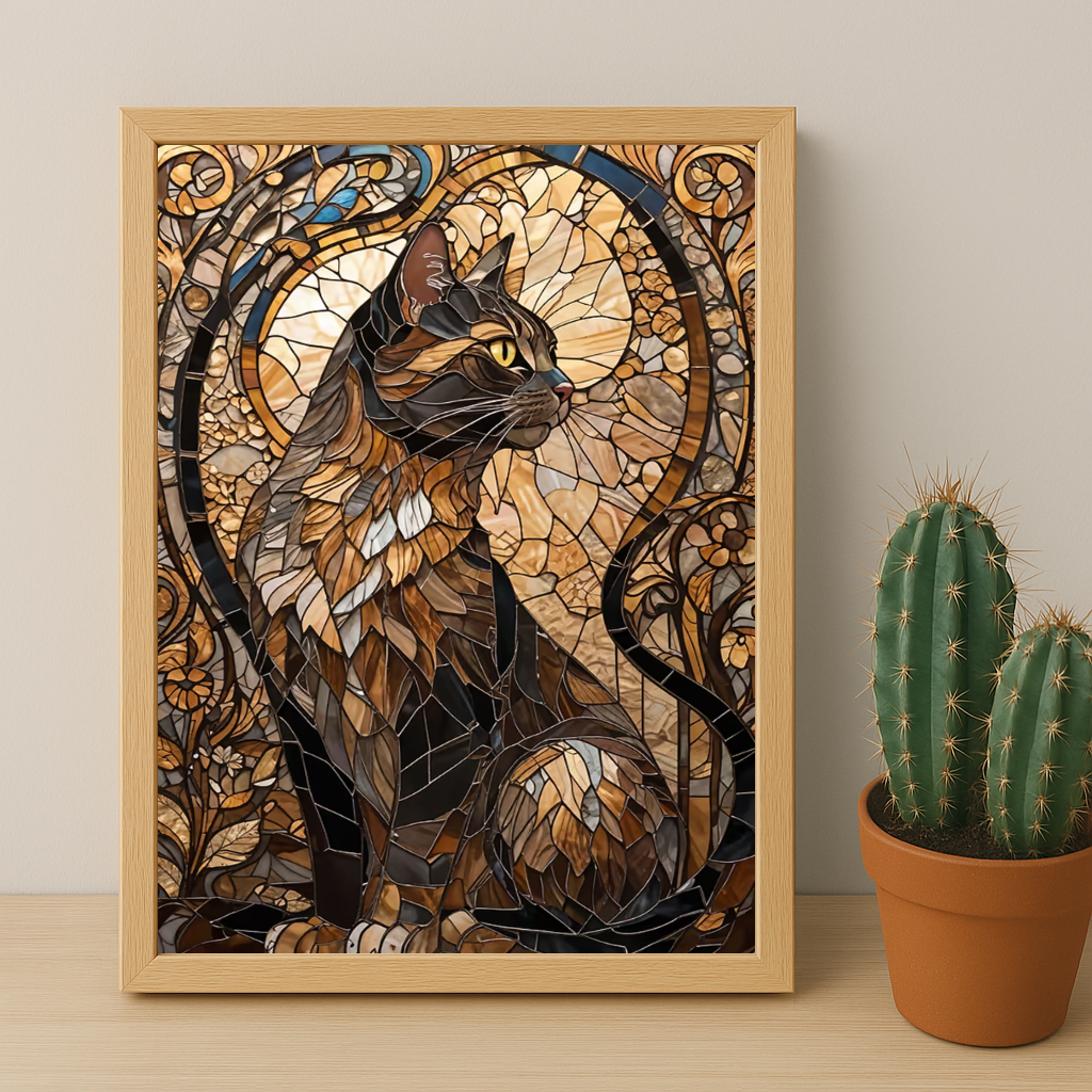 Cadre photo Cat Art