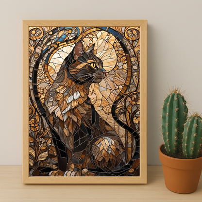 Cadre photo Cat Art