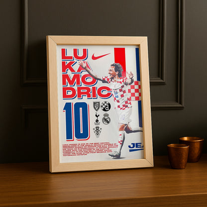 Cadre Photo Footballeur - Modric