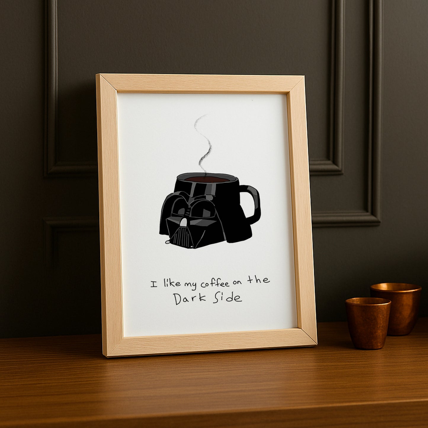 Cadre photo Café - Dark Side