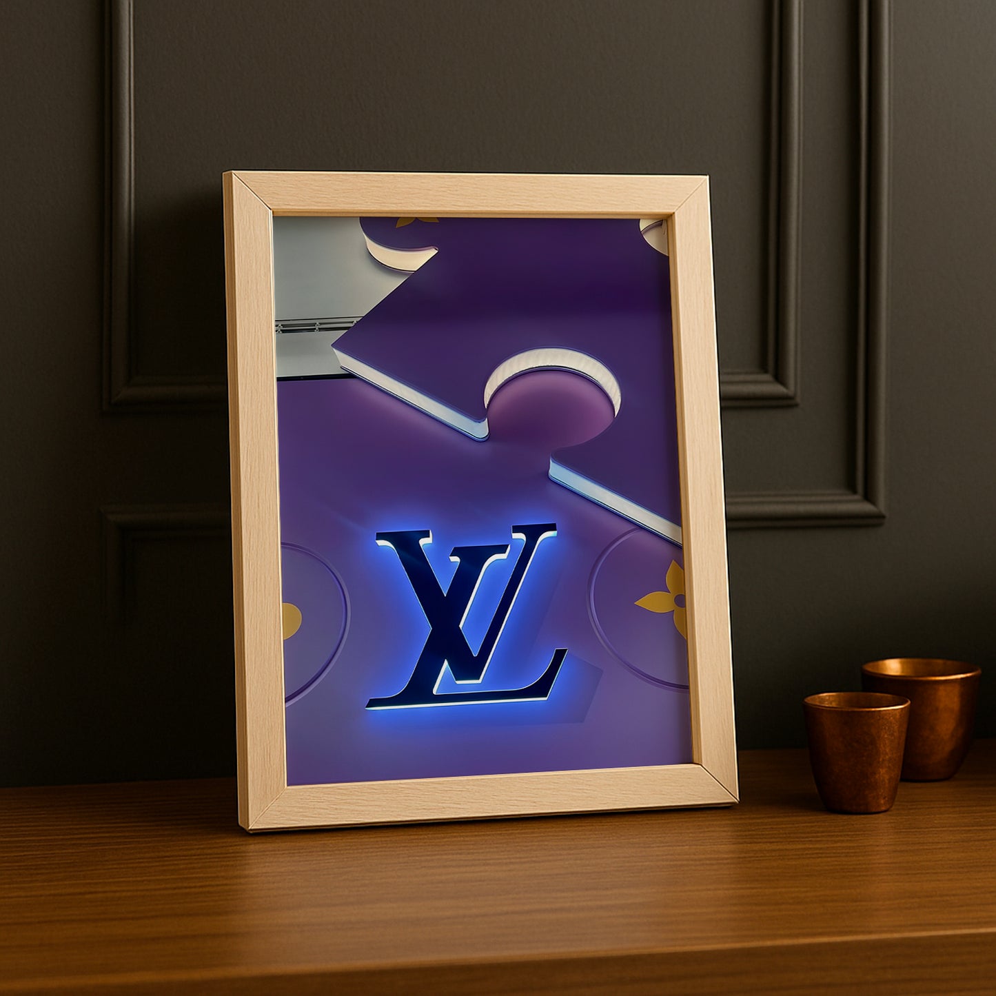 Cadre photo Louis Vuitton Puzzle
