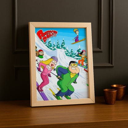 Cadre Photo American Dad - Ski