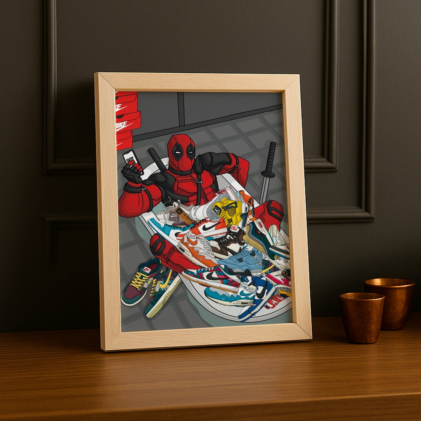 Cadre Photo Nike - Deadpool