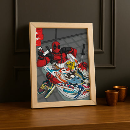 Cadre Photo Nike - Deadpool