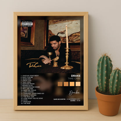 Poster Drake - Album Take Care
